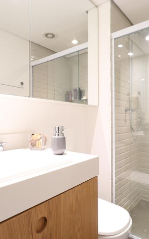 Apartamento à venda com 62m², 2 quartos e 2 vagasBanheiro Social