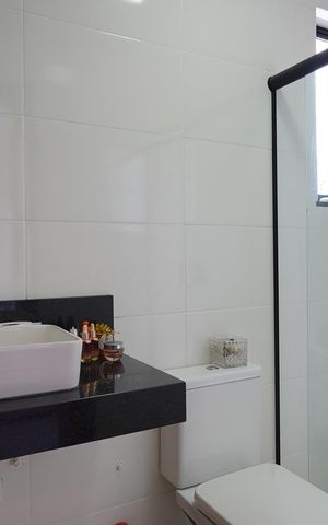 Casa de condomínio para alugar com 200m², 4 quartos e 4 vagasBanheiro da Suíte