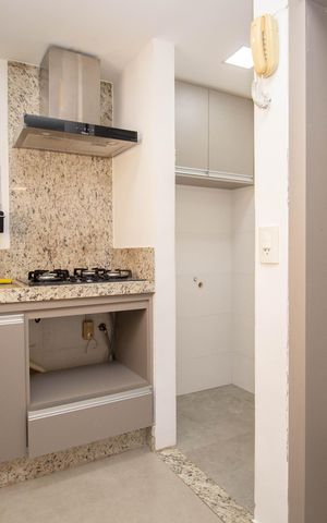Apartamento para alugar com 60m², 2 quartos e 1 vaga Apartamento para alugar com 60m², 2 quartos e 1 vagaCozinha e Área de Serviço
