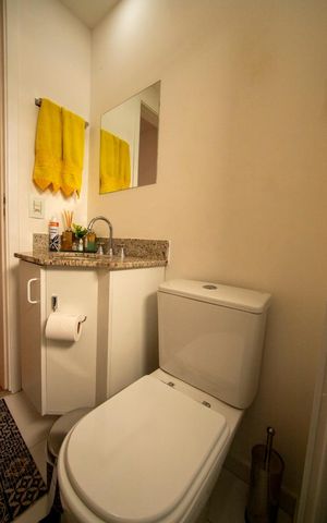 Apartamento para alugar com 76m², 3 quartos e 2 vagas Apartamento para alugar com 76m², 3 quartos e 2 vagasBanheiro Social