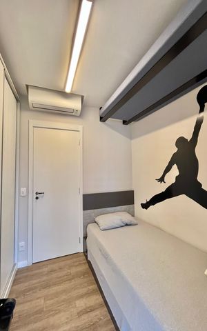 Apartamento à venda com 89m², 3 quartos e 2 vagas Apartamento à venda com 89m², 3 quartos e 2 vagasQuarto 3