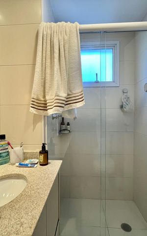Apartamento à venda com 89m², 3 quartos e 2 vagas Apartamento à venda com 89m², 3 quartos e 2 vagasBanheiro da Suíte