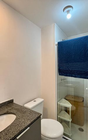 Apartamento para alugar com 45m², 2 quartos e sem vaga Apartamento para alugar com 45m², 2 quartos e sem vagaBanheiro