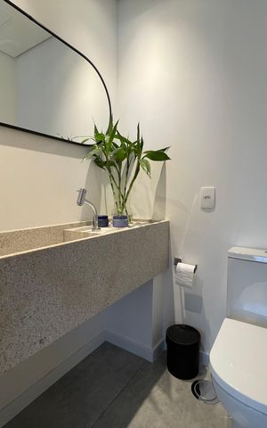 Studio à venda com 62m², 1 quarto e 1 vagaLavabo