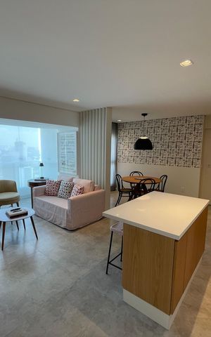 Studio à venda com 62m², 1 quarto e 1 vagaSala