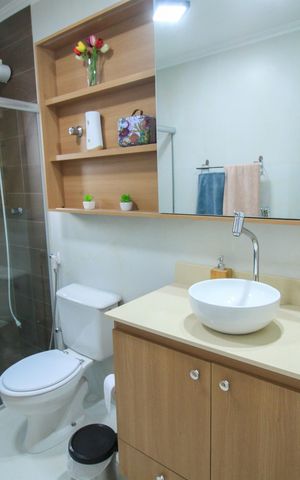Apartamento à venda com 72m², 2 quartos e 1 vaga Apartamento à venda com 72m², 2 quartos e 1 vagaBanheiro