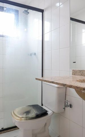Apartamento à venda com 130m², 3 quartos e 3 vagasBanheiro da suíte 2