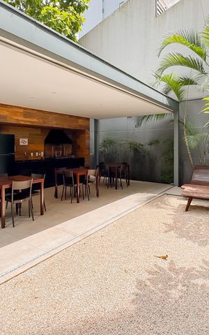 Studio à venda com 26m², 1 quarto e sem vaga Studio à venda com 26m², 1 quarto e sem vagaChurrasqueira