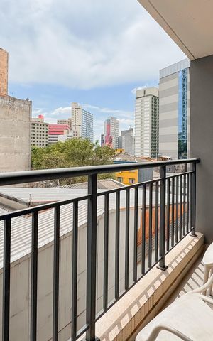 Studio à venda com 26m², 1 quarto e sem vaga Studio à venda com 26m², 1 quarto e sem vagaVaranda
