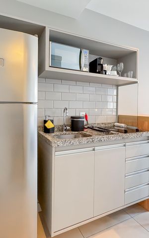 Studio à venda com 26m², 1 quarto e sem vaga Studio à venda com 26m², 1 quarto e sem vagaCozinha