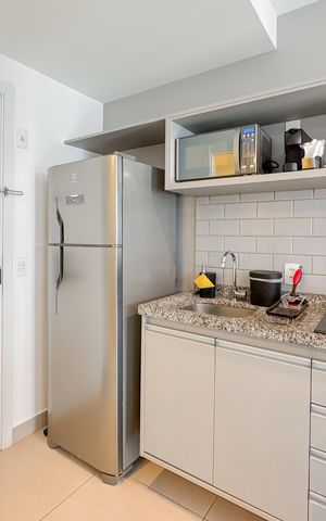 Studio à venda com 26m², 1 quarto e sem vaga Studio à venda com 26m², 1 quarto e sem vagaCozinha