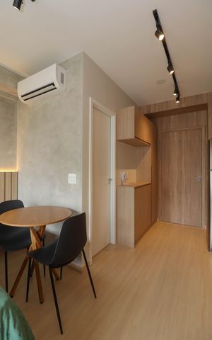 Studio para alugar com 24m², 1 quarto e sem vaga Studio para alugar com 24m², 1 quarto e sem vagaCozinha