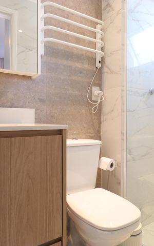 Apartamento para alugar com 54m², 1 quarto e 1 vagaBanheiro da Suíte