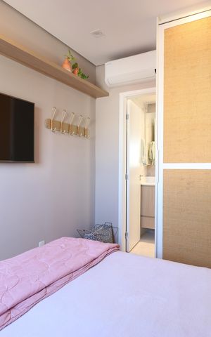 Apartamento para alugar com 54m², 1 quarto e 1 vagaSuíte