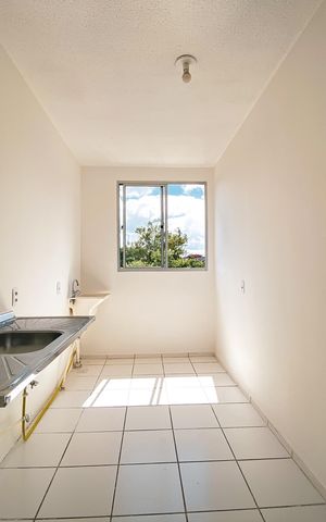 Apartamento para alugar com 43m², 2 quartos e 1 vaga Apartamento para alugar com 43m², 2 quartos e 1 vagaCozinha e Área de Serviço