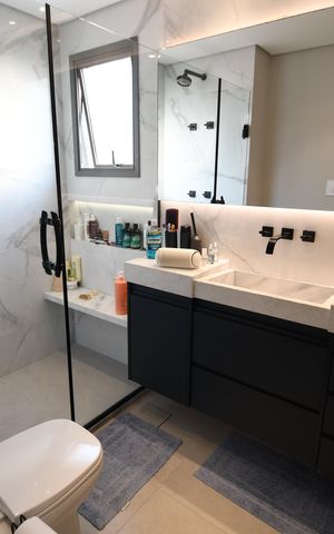 Apartamento à venda com 107m², 3 quartos e 2 vagasBanheiro 1