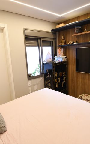 Apartamento à venda com 107m², 3 quartos e 2 vagasQuarto Suíte 1