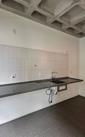 Apartamento à venda com 47m², 1 quarto e sem vaga Apartamento à venda com 47m², 1 quarto e sem vagaSala/Cozinha