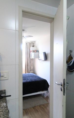 Apartamento à venda com 69m², 2 quartos e sem vagaBanheiro da Suíte