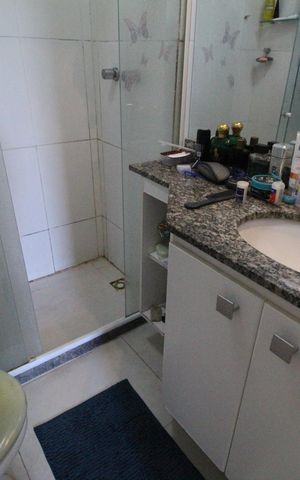 Apartamento à venda com 69m², 2 quartos e sem vagaBanheiro da Suíte