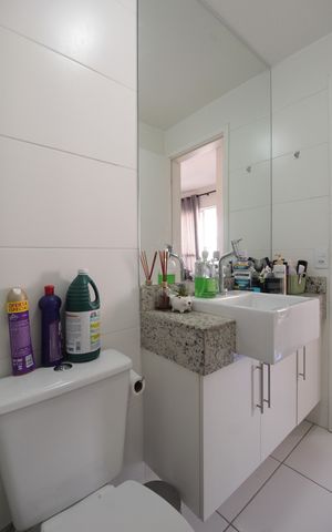 Apartamento para alugar com 69m², 3 quartos e 1 vagaBanheiro Social