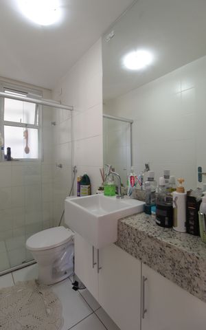 Apartamento para alugar com 69m², 3 quartos e 1 vagaBanheiro Social