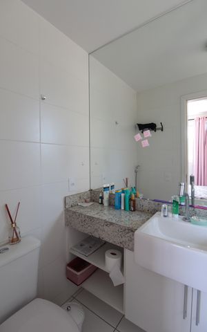Apartamento para alugar com 69m², 3 quartos e 1 vagaBanheiro da Suite