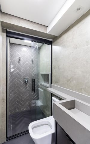 Apartamento para alugar com 96m², 3 quartos e sem vaga Apartamento para alugar com 96m², 3 quartos e sem vagaBanheiro da Suíte