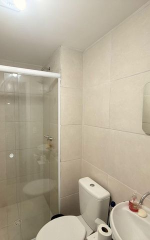 Apartamento para alugar com 45m², 2 quartos e sem vaga Apartamento para alugar com 45m², 2 quartos e sem vagaBanheiro