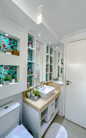 Apartamento à venda com 134m², 3 quartos e 2 vagasBanheiro