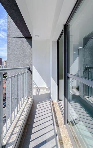 Studio para alugar com 36m², 1 quarto e sem vagaVaranda