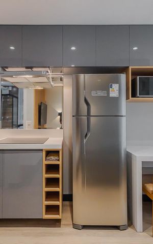 Studio à venda com 30m², 1 quarto e sem vagaCozinha
