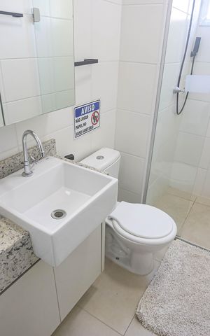 Apartamento para alugar com 70m², 2 quartos e 2 vagas Apartamento para alugar com 70m², 2 quartos e 2 vagasBanheiro Suíte