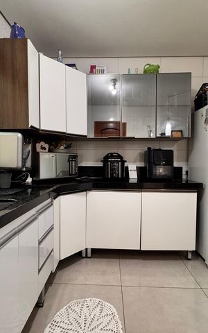 Casa à venda com 124m², 2 quartos e 3 vagas Casa à venda com 124m², 2 quartos e 3 vagasCozinha