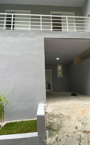 Casa para alugar com 96m², 2 quartos e 1 vaga Casa para alugar com 96m², 2 quartos e 1 vagaFachada