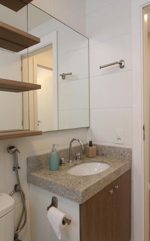 Apartamento à venda com 80m², 2 quartos e 1 vagaBanheiro Social