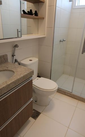 Apartamento à venda com 80m², 2 quartos e 1 vagaBanheiro da Suíte