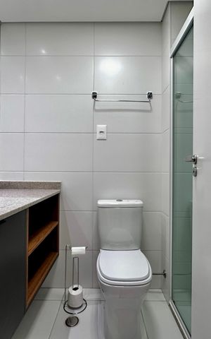 Studio para alugar com 30m², 0 quarto e sem vaga Studio para alugar com 30m², 0 quarto e sem vagaBanheiro