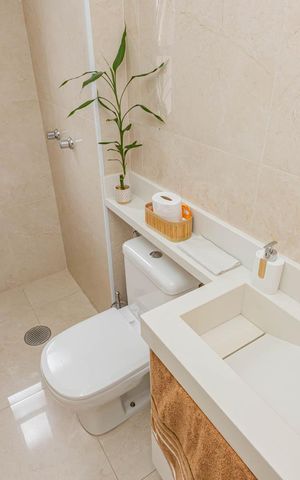 Apartamento à venda com 50m², 2 quartos e 2 vagasBanheiro suite