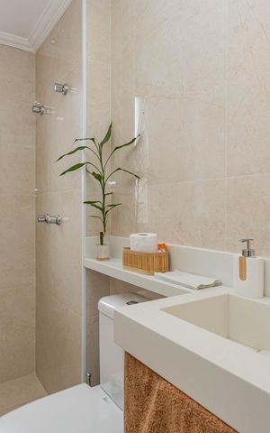 Apartamento à venda com 50m², 2 quartos e 2 vagasBanheiro suite