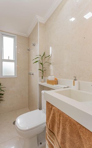 Apartamento à venda com 50m², 2 quartos e 2 vagasBanheiro suite