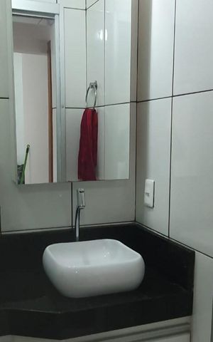 Casa para alugar com 65m², 2 quartos e 1 vaga Casa para alugar com 65m², 2 quartos e 1 vagaBanheiro Social