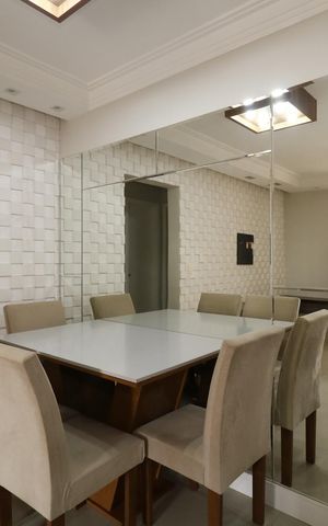 Apartamento para alugar com 64m², 2 quartos e 2 vagasSala de Jantar