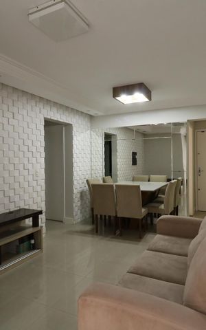 Apartamento para alugar com 64m², 2 quartos e 2 vagasSala