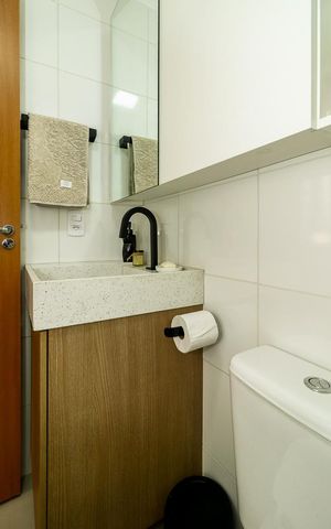 Apartamento à venda com 45m², 2 quartos e 1 vagaBanheiro
