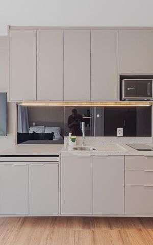 Studio à venda com 39m², 1 quarto e 1 vagaCozinha
