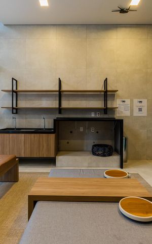 Studio à venda com 39m², 1 quarto e 1 vagaLavanderia