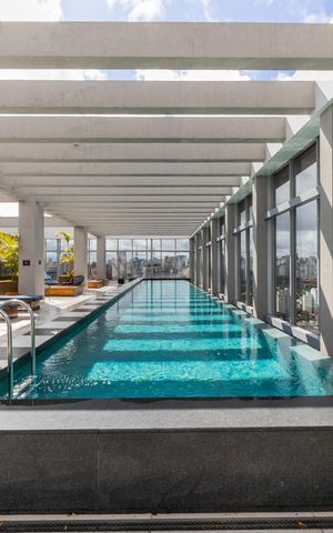 Studio à venda com 39m², 1 quarto e 1 vagaPiscina