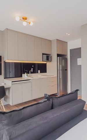 Studio à venda com 39m², 1 quarto e 1 vagaStudio