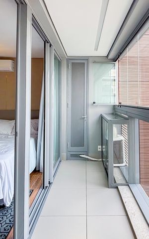 Studio para alugar com 29m², 1 quarto e sem vaga Studio para alugar com 29m², 1 quarto e sem vagaVaranda